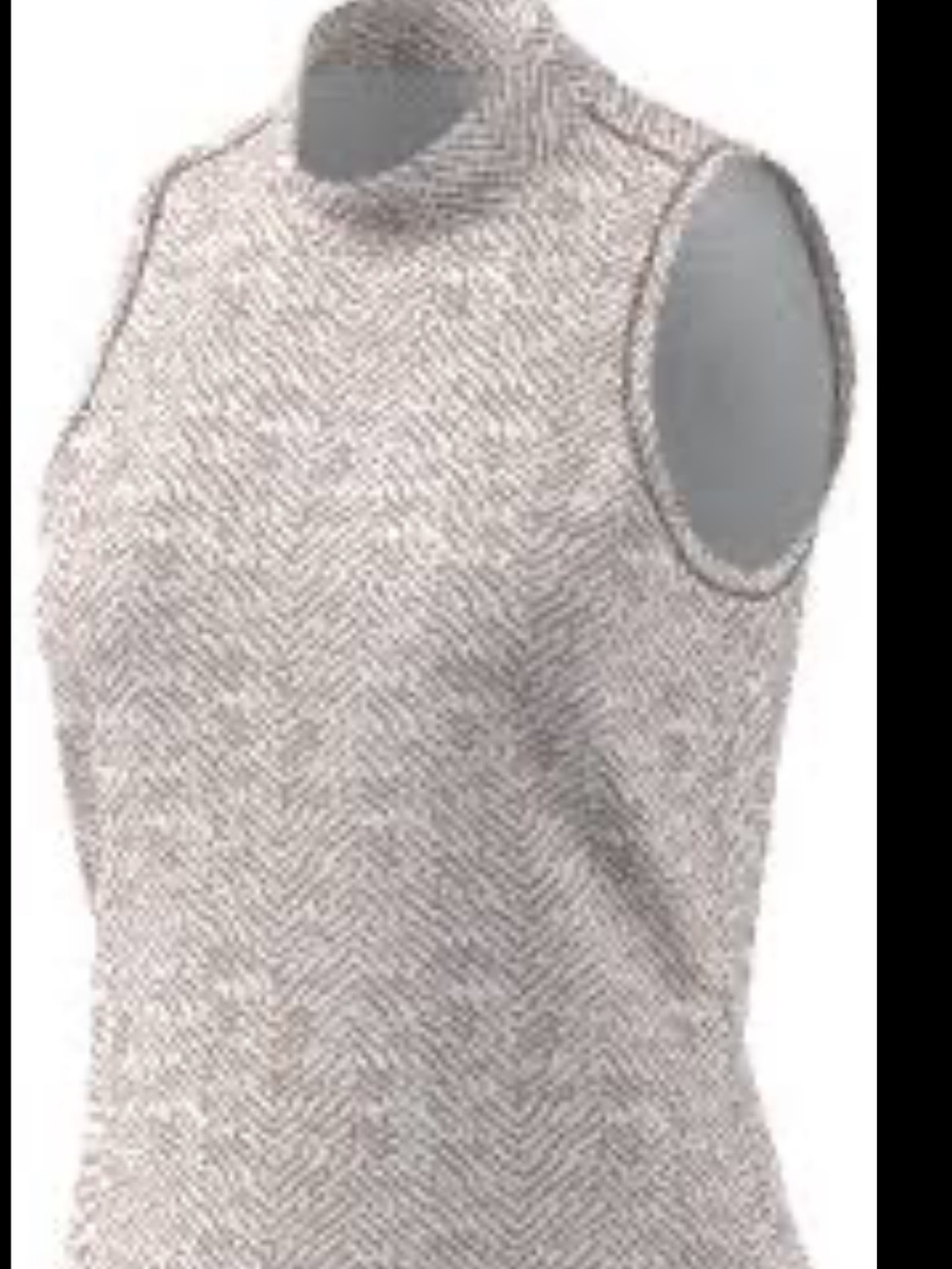 Adidas Sleeveless Mock Neck Top